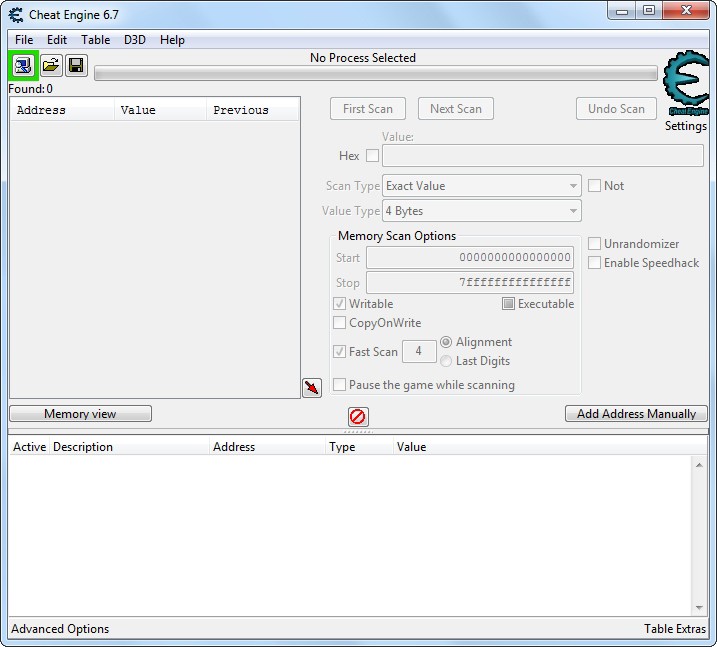 Cheat Engine 6.4 download for Windows 