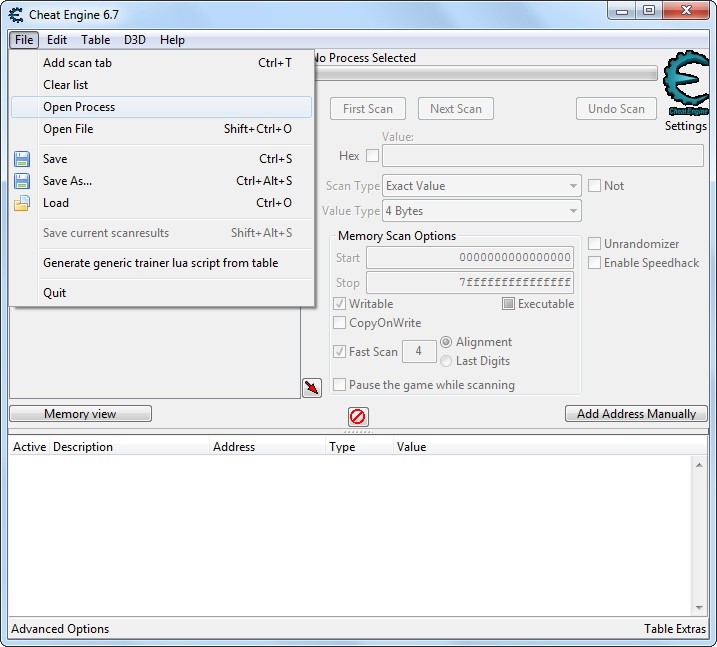 Cheat Engine 6.7 Free Download For Windows 10